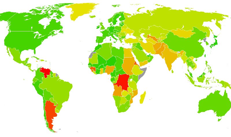 Historia inflacji na świecie