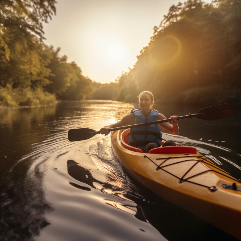 Kajakarstwo jako forma relaksu i aktywnego wypoczynku na wodzie