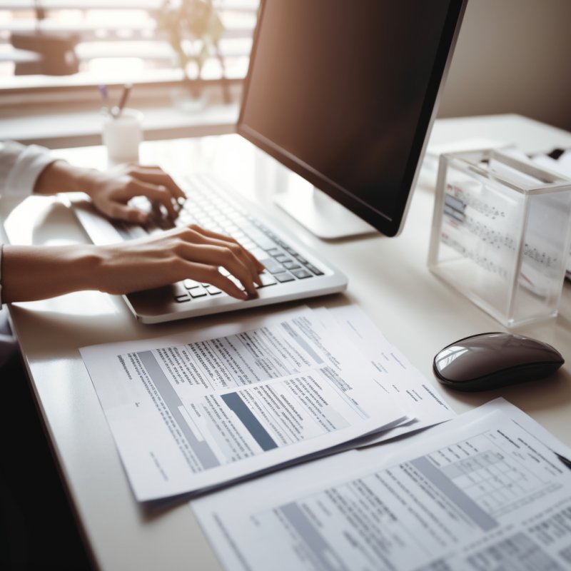 Praca chałupnicza: wprowadzanie faktur