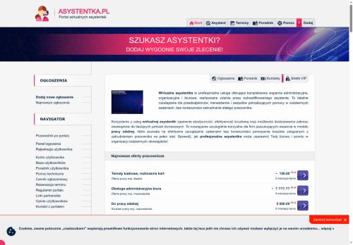 Wirtualna asystentka jakie usługi oferuje
