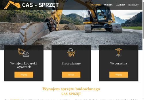 Cas Sprzęt wynajem sprzętu budowlanego Katowice i Śląsk