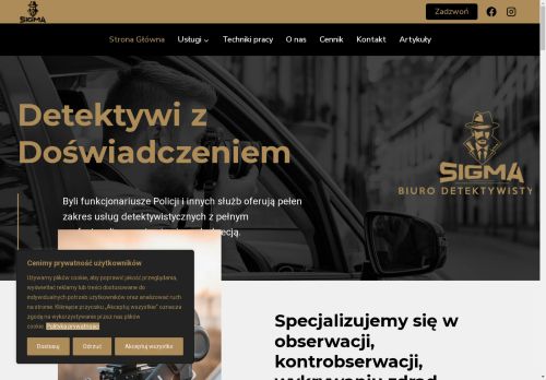 Detektyw Kraków Katowice Olkusz Kraj Sigma