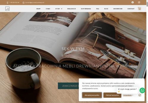 Stoły drewniane na zamówienie w Sekwtym